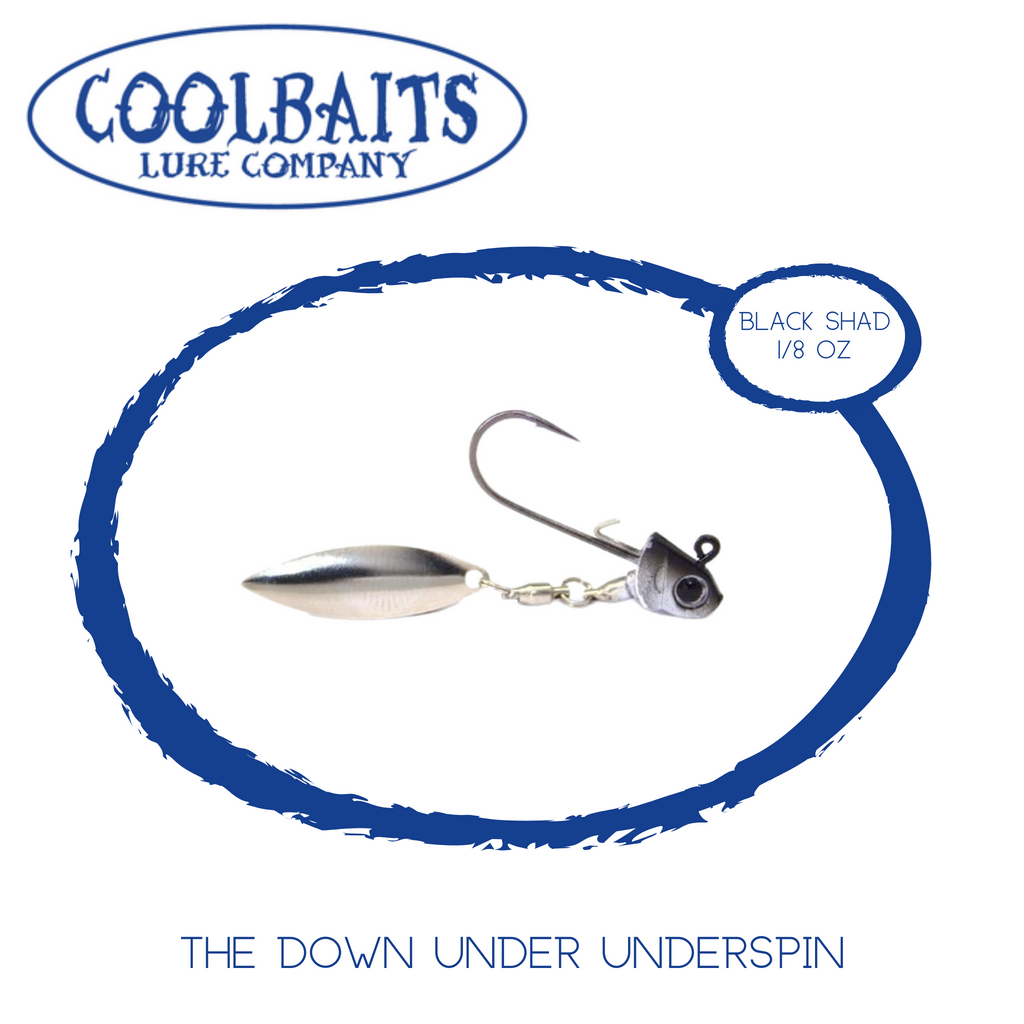 COOLBAITS The Down Under Underspin 1/8oz-Silver Blade – Tackle Terminal