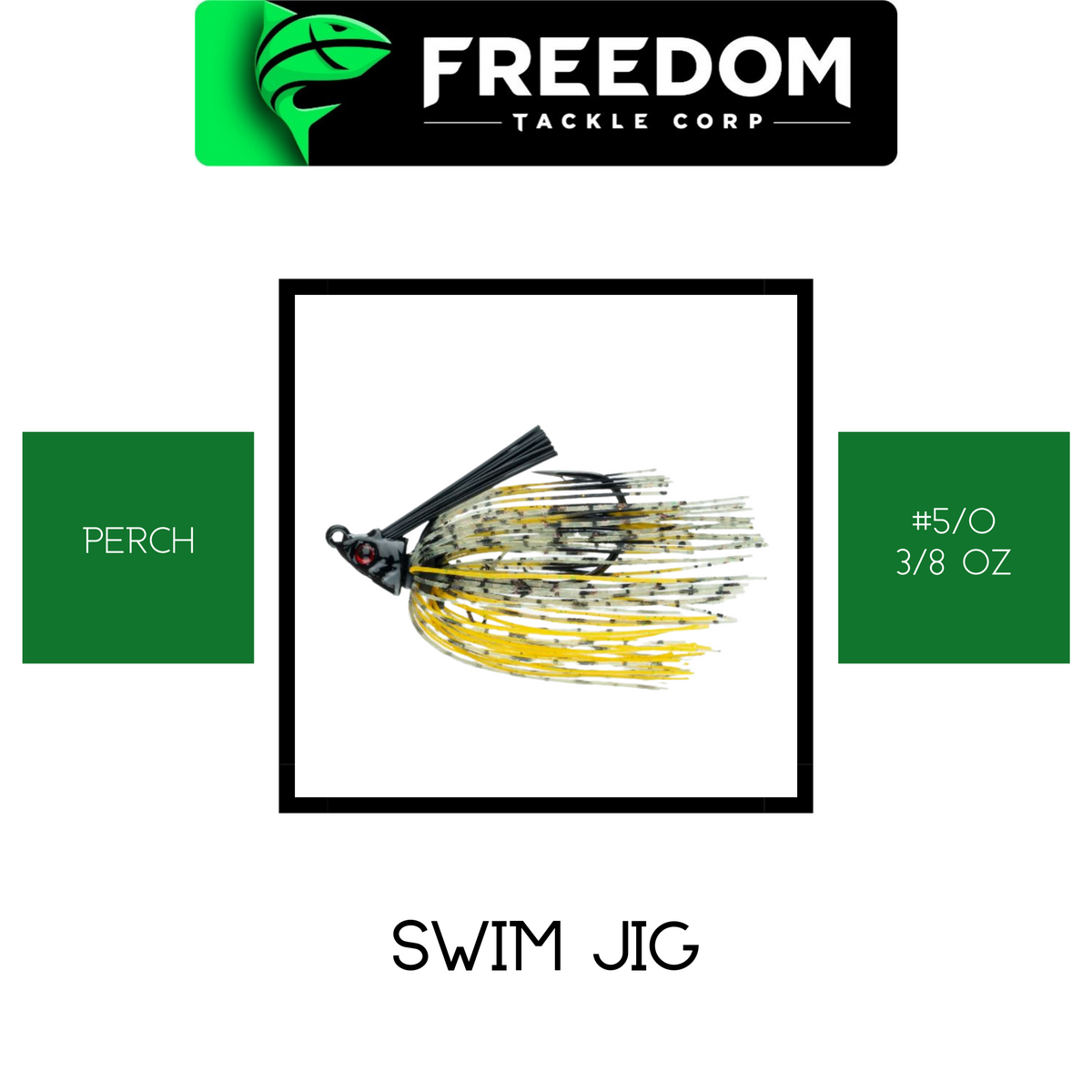 FREEDOM TACKLE Swim Jig #5/0 3/8 oz – Tackle Terminal