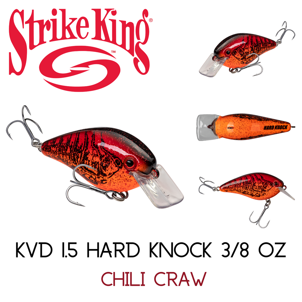 Strike King KVD 1.5 Hard Knock 3/8 OZ – Tackle Terminal