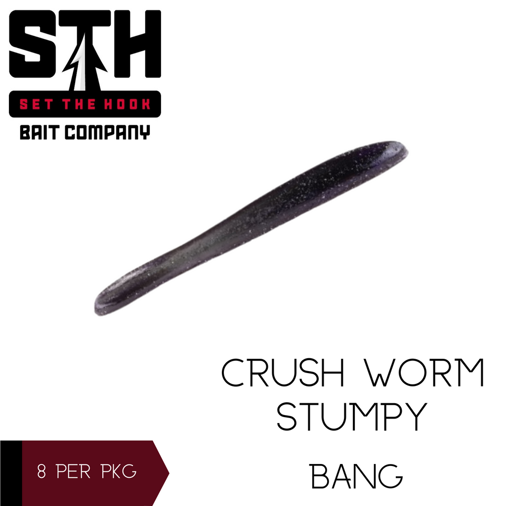 SET THE HOOK Crush Worm Stumpy – Tackle Terminal